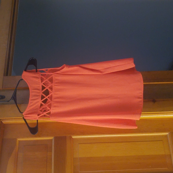Orange By&By sleeveless top in Medium - Picture 2 of 4